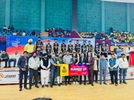 Punjab Basketball Men Team won Silver Medal in 74th Sr National Basketball Championship at Bhavnagar 2024-25